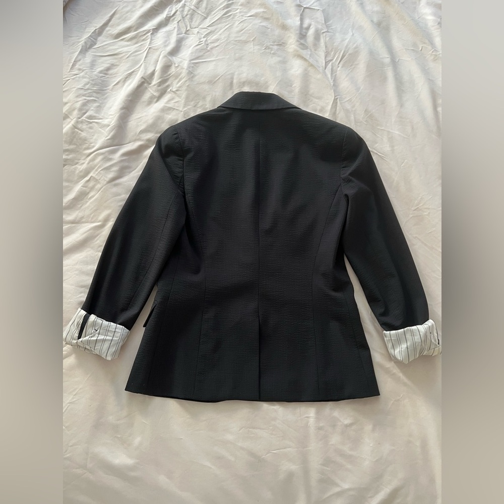 Theory One Button Slim Jacket - Picture 4 of 7